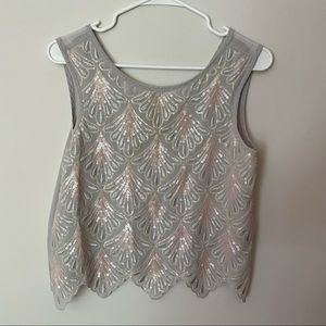 Paper Crane Nordstrom Sequin Top